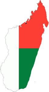Drapeau - Madagascar